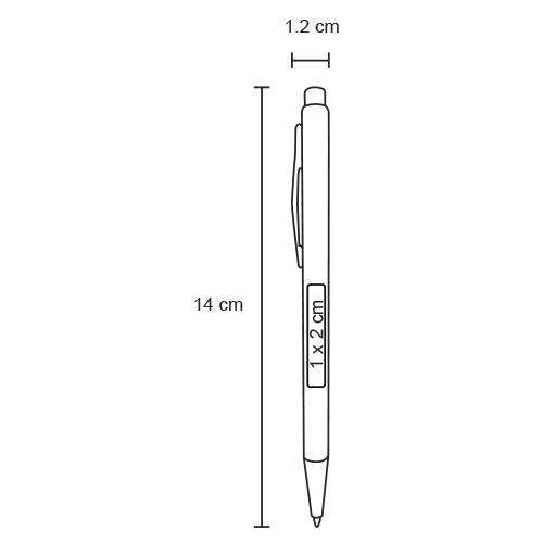 Bolígrafo metálico Tagu